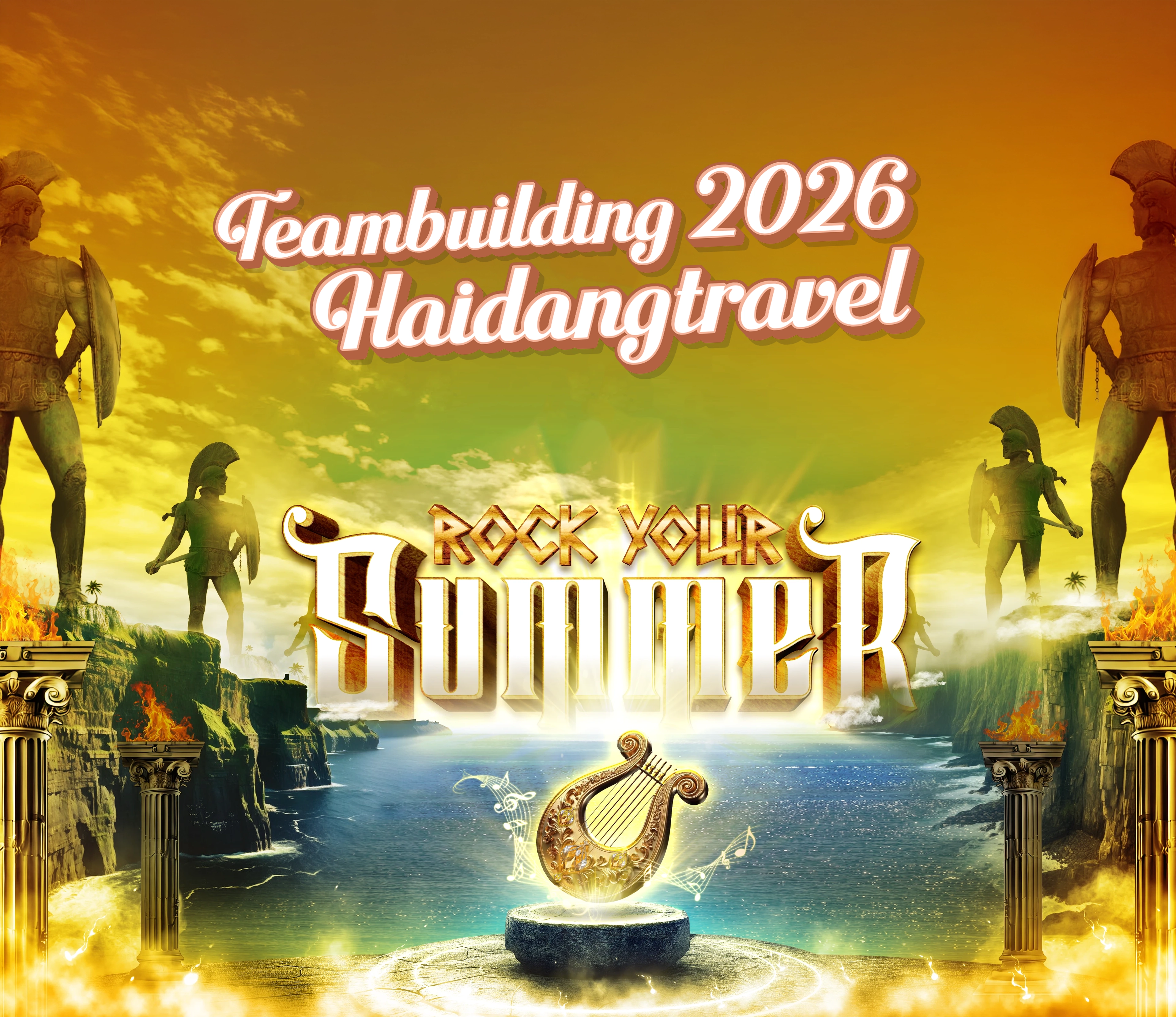 Đội ngũ teambuilding Hải Đăng Travel