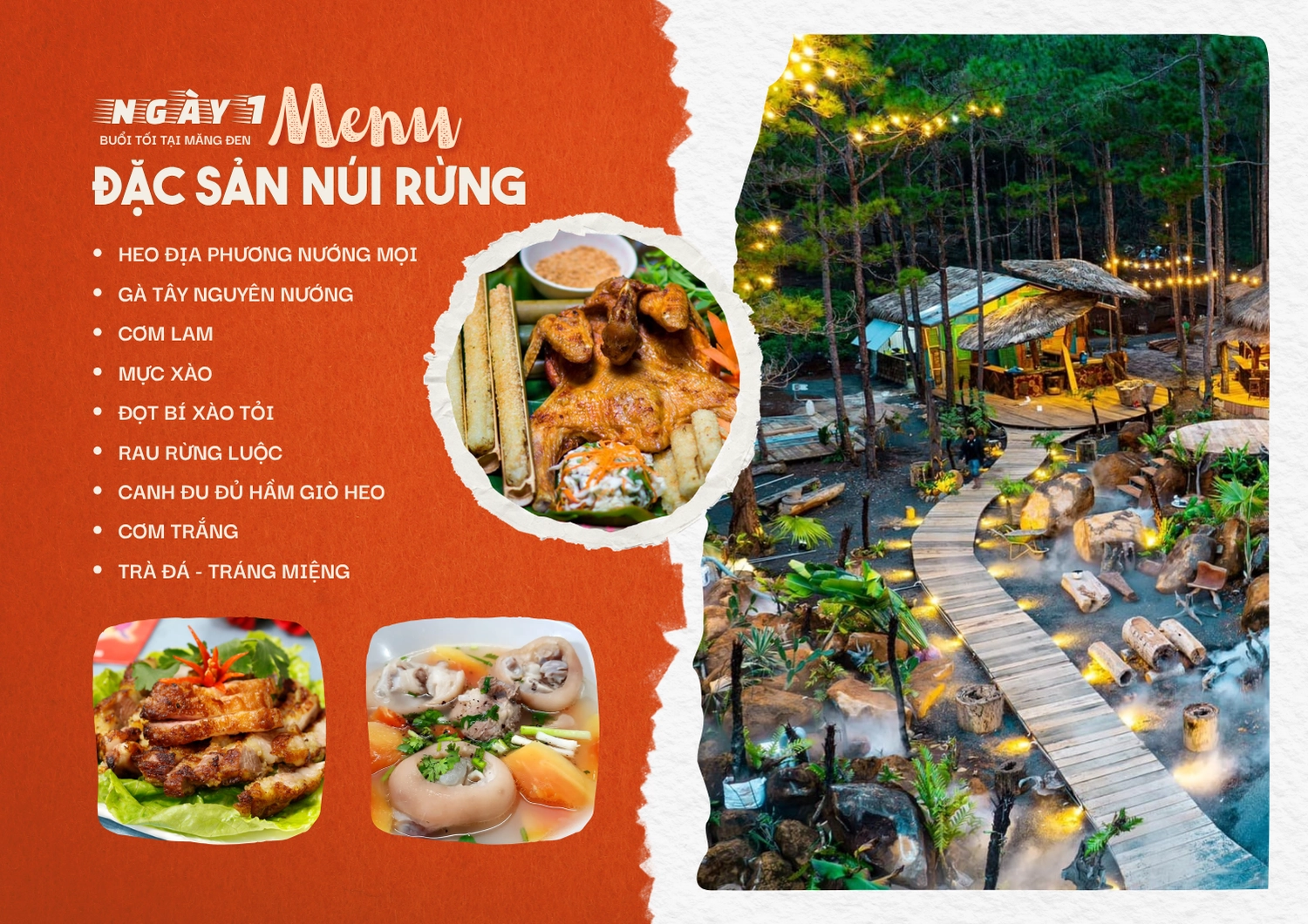 dac san nui rung tour mang den bo y